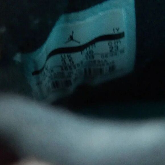 Nike Air Jordan 8 Retro GS Size 4y South Beach White Turbo Green 305368-113 - Picture 9 of 9